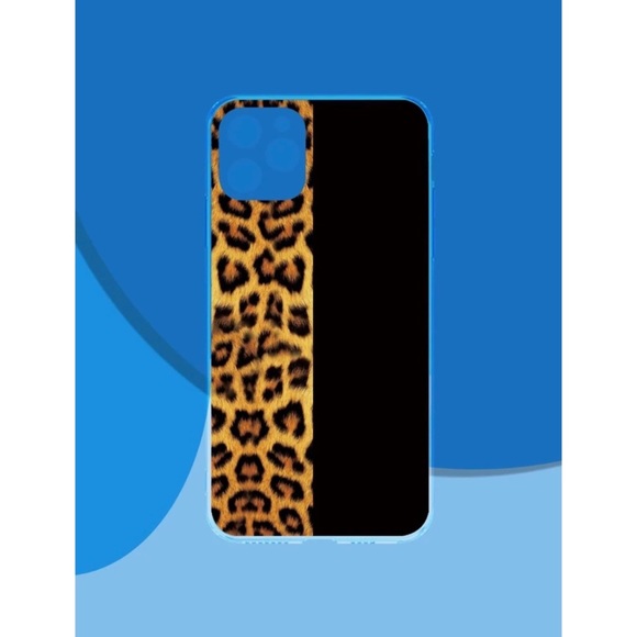 Colorblock Leopard Print iPhone 12 Pro Max Case 🖤 - Picture 3 of 17